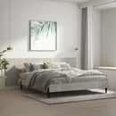 sengegærde 240x1,5x80 cm konstrueret træ betongrå