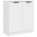 skænk 60x30x70 cm konstrueret træ hvid