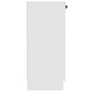 skænk 60x30x70 cm konstrueret træ hvid