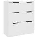 skænk 60x30x70 cm konstrueret træ hvid