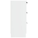 skænk 60x30x70 cm konstrueret træ hvid