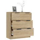 skænk 60x30x70 cm konstrueret træ sonoma-eg