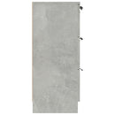 skænk 60x30x70 cm konstrueret træ betongrå
