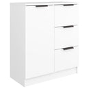 skænk 60x30x70 cm konstrueret træ hvid