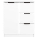 skænk 60x30x70 cm konstrueret træ hvid