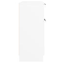 skænk 60x30x70 cm konstrueret træ hvid