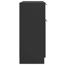 skænk 60x30x70 cm konstrueret træ sort