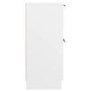 skænk 60x30x70 cm konstrueret træ hvid