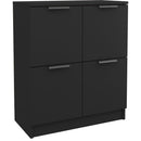skænk 60x30x70 cm konstrueret træ sort