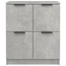 skænk 60x30x70 cm konstrueret træ betongrå