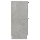 skænk 60x30x70 cm konstrueret træ betongrå
