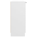 skænk 90,5x30x70 cm konstrueret træ hvid