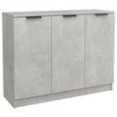 skænk 90,5 x 30 x 70 cm konstrueret træ betongrå