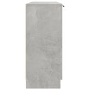 skænk 90,5 x 30 x 70 cm konstrueret træ betongrå