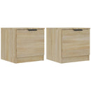 sengeborde 40x39x40 cm 2 stk. sonoma-eg