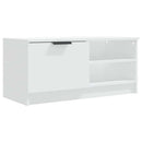 tv-bord 80x35x36,5 cm konstrueret træ hvid