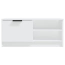 tv-bord 80x35x36,5 cm konstrueret træ hvid