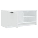 tv-bord 80x35x36,5 cm konstrueret træ hvid
