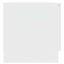 tv-bord 80x35x36,5 cm konstrueret træ hvid