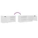 tv-bord 80x35x36,5 cm konstrueret træ hvid