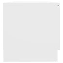 tv-borde 2 stk. 80x35x36,5 cm konstrueret træ hvid