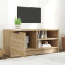 tv-bord 80x35x36,5 cm konstrueret træ sonoma-eg