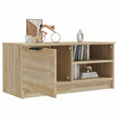 tv-bord 80x35x36,5 cm konstrueret træ sonoma-eg
