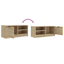 tv-borde 2 stk. 80x35x36,5 cm konstrueret træ sonoma-eg