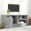 tv-bord 80x35x36,5 cm konstrueret træ betongrå
