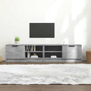 tv-borde 2 stk. 80x35x36,5 cm konstrueret træ betongrå