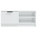 tv-borde 2 stk. 80x35x36,5 cm konstrueret træ hvid højglans