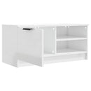 tv-borde 2 stk. 80x35x36,5 cm konstrueret træ hvid højglans
