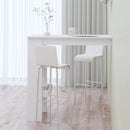 vægmonteret barbord 102x45x103,5 cm konstrueret træ hvid
