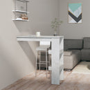 vægmonteret barbord 102x45x103,5 cm konstrueret træ betongrå