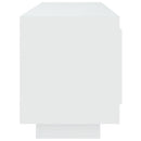 tv-bord 102x35x45 cm konstrueret træ hvid