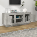 tv-bord 102x35x45 cm konstrueret træ betongrå