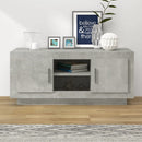 tv-bord 102x35x45 cm konstrueret træ betongrå