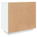 skænk 80x40x75 cm konstrueret træ hvid