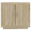 skænk 80x40x75 cm konstrueret træ sonoma-egetræsfarve