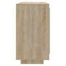 skænk 80x40x75 cm konstrueret træ sonoma-egetræsfarve