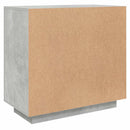 skænk 80x40x75 cm konstrueret træ betongrå