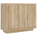 skænk 92x35x75 cm konstrueret træ sonoma-eg
