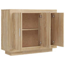 skænk 92x35x75 cm konstrueret træ sonoma-eg