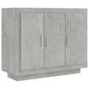 skænk 92x35x75 cm konstrueret træ betongrå