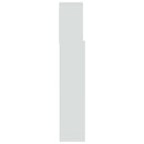 sengegavl med opbevaring 120x19x103,5 cm hvid