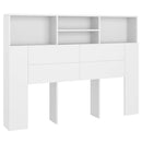 sengegavlskab hvid 140x19x103,5 cm