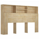 sengegavl med opbevaring 160x19x103,5 cm sonoma-eg