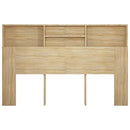 sengegavl med opbevaring 160x19x103,5 cm sonoma-eg