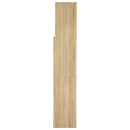 sengegavl med opbevaring 160x19x103,5 cm sonoma-eg