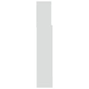 sengegavl med opbevaring 180x19x103,5 cm hvid